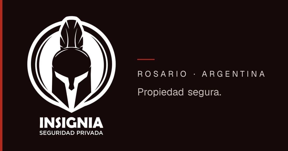 Insignia Seguridad Privada landing page